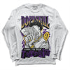 Jordan 12 “Field Purple” DopeSkill Long Sleeve T-Shirt Sorry I've Been Trappin Graphic Streetwear - White 