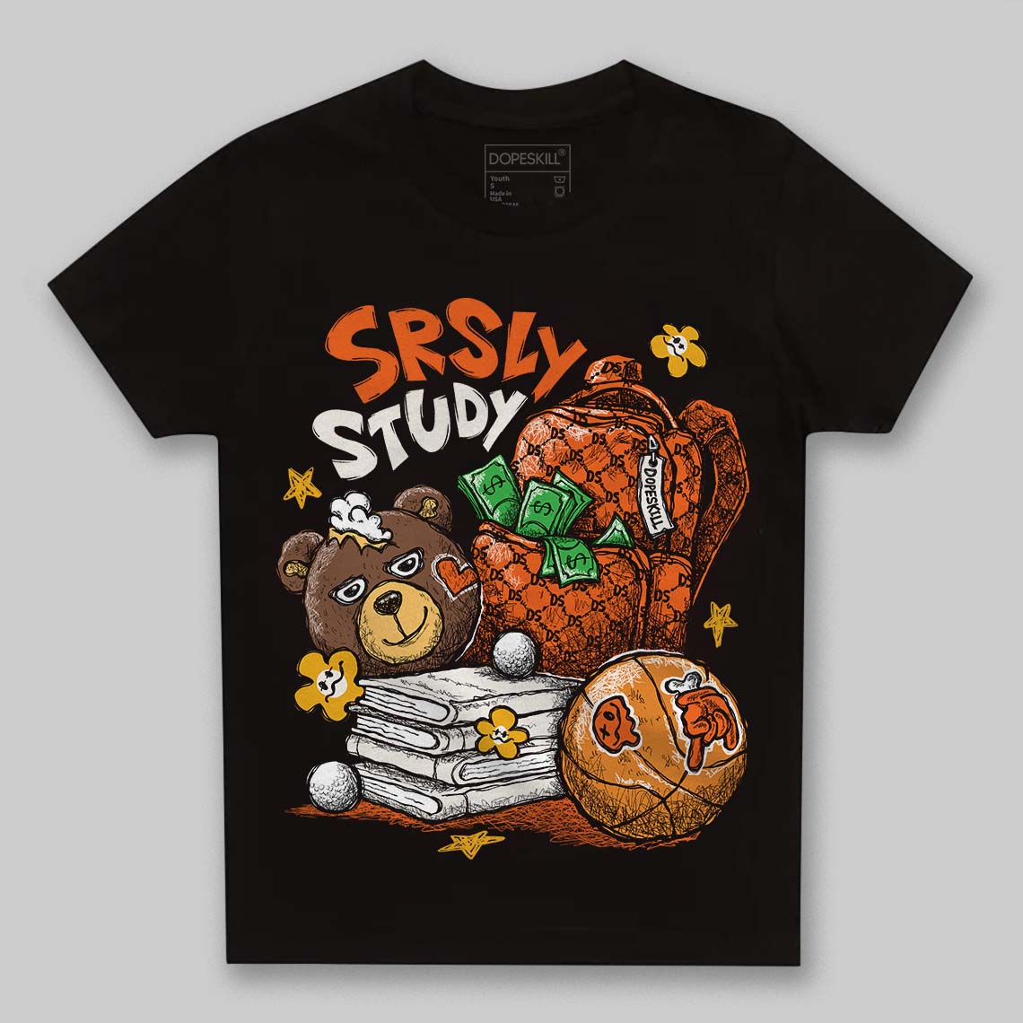 Jordan 1 Retro High OG Shattered Backboard (2025) DopeSkill Toddler Kids T-shirt SRSLY Study Graphic Streetwear - Black