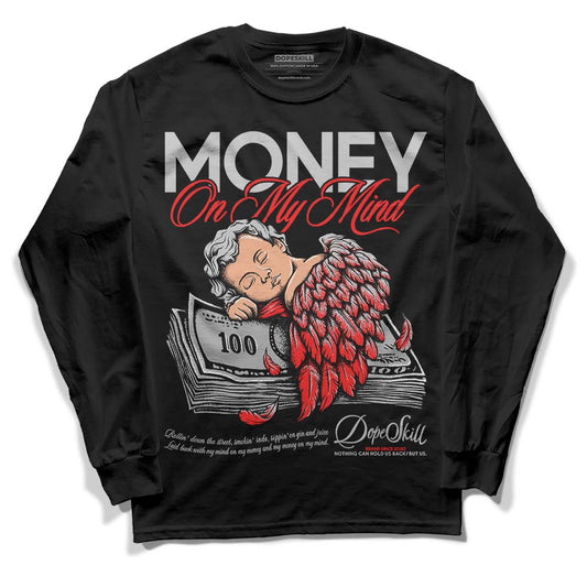 Jordan Spizike Low Bred DopeSkill Long Sleeve T-Shirt MOMM Graphic Streetwear - Black 