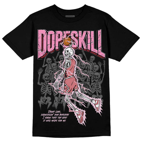 Valentine's Day Collection DopeSkill T-Shirt Thunder Dunk Graphic Streetwear - Black