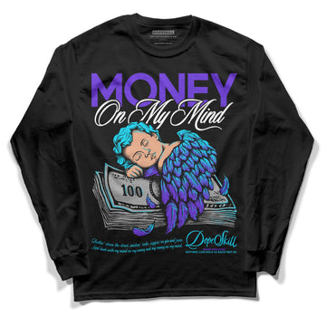 Jordan 6 "Aqua" DopeSkill Long Sleeve T-Shirt MOMM Graphic Streetwear - Black