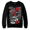 Jordan 1 Low OG “Shadow” DopeSkill Sweatshirt Side Hustle Graphic Streetwear - Black