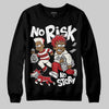 Nigel Sylvester x Jordan 1 Low OG “Nitro” DopeSkill Sweatshirt No Risk No Story Graphic Streetwear - black