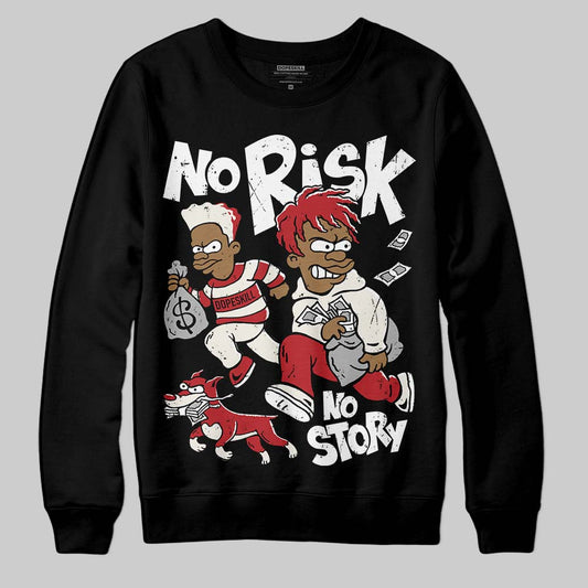 Nigel Sylvester x Jordan 1 Low OG “Nitro” DopeSkill Sweatshirt No Risk No Story Graphic Streetwear - black