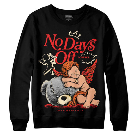 Jordan 5 "Dunk On Mars" DopeSkill Sweatshirt New No Days Off Graphic Streetwear - Black