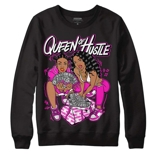 Dunk Low GS “Active Fuchsia” DopeSkill Sweatshirt Queen Of Hustle Graphic Streetwear - Black