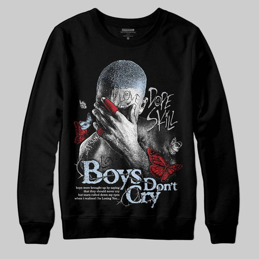 Jordan 5 Retro OG Black Metallic Reimagined DopeSkill Sweatshirt Boys Don't Cry Graphic Streetwear - Black