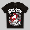 Jordan 4 OG “White Cement” DopeSkill Toddler Kids T-shirt Stay Busy Graphic Streetwear - Black