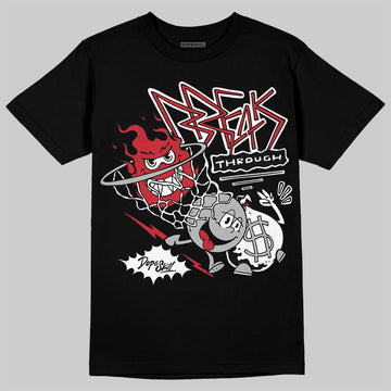 Jordan 3 OG “Black Cement” DopeSkill T-Shirt Break Through Graphic Streetwear - Black