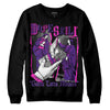 PURPLE Sneakers DopeSkill Sweatshirt Gotta Lotta Means Graphic Streetwear - Black