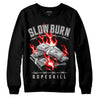 Jordan 3 “Off Noir” DopeSkill Sweatshirt Slow Burn Graphic Streetwear - Black