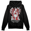 Jordan 12 “Red Taxi” DopeSkill Hoodie Sweatshirt Angels Graphic Streetwear - Black