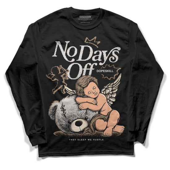 Jordan 5 SE “Sail” DopeSkill Long Sleeve T-Shirt New No Days Off Graphic Streetwear - Black