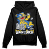 Dunk Low Vintage “Michigan” DopeSkill Hoodie Sweatshirt Born To Be Rich Graphic Streetwear - Black