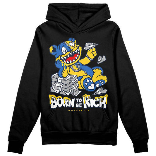 Dunk Low Vintage “Michigan” DopeSkill Hoodie Sweatshirt Born To Be Rich Graphic Streetwear - Black