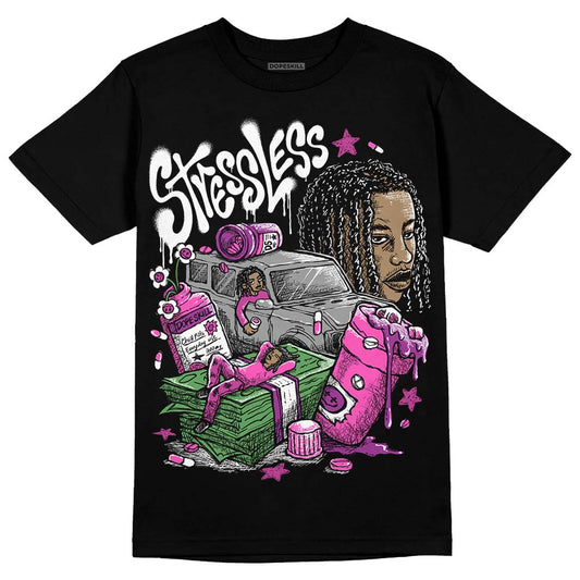 Jordan 4 GS “Hyper Violet” DopeSkill T-Shirt Stressless Graphic Streetwear - Black