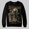 TAN Sneakers DopeSkill Sweatshirt All Earned Graphic Streetwear - Black