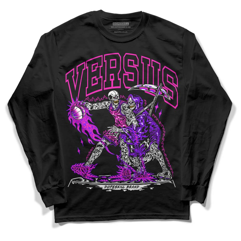 Dunk Low GS “Active Fuchsia” DopeSkill Long Sleeve T-Shirt VERSUS Graphic Streetwear - Black