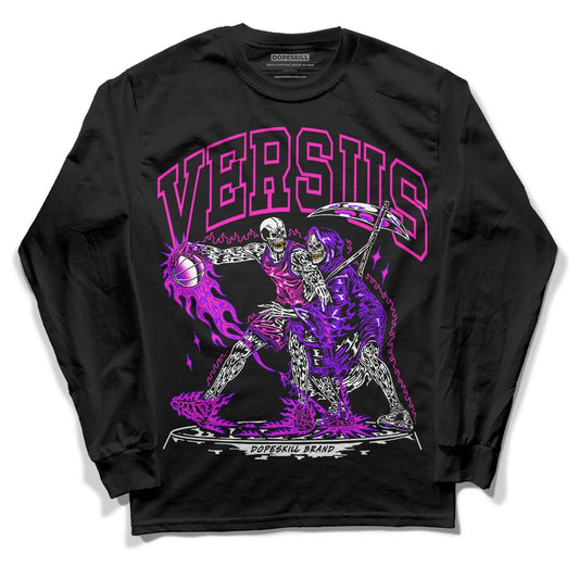 Dunk Low GS “Active Fuchsia” DopeSkill Long Sleeve T-Shirt VERSUS Graphic Streetwear - Black