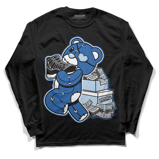 Jordan 11 Low “Space Jam” DopeSkill Long Sleeve T-Shirt Bear Steals Sneaker Graphic Streetwear - Black