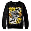 Jordan 6 “Yellow Ochre” DopeSkill Sweatshirt Don't Quit Graphic Streetwear - Black