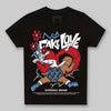 Jordan 12 Retro 'Melo' DopeSkill Toddler Kids T-shirt No Fake Love Graphic Streetwear - black
