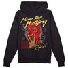 Jordan 5 "Dunk On Mars" DopeSkill Hoodie Sweatshirt Never Stop Hustling Graphic Streetwear - Black