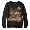 Jordan 3 Retro Palomino DopeSkill Sweatshirt LOVE Graphic Streetwear - Black