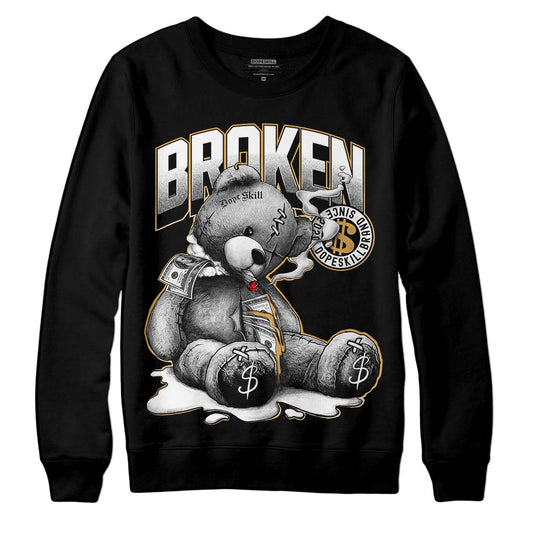 Jordan 11 "Gratitude" DopeSkill Sweatshirt Sick Bear Graphic Streetwear - Black