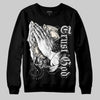 Jordan 3 “Off Noir” DopeSkill Sweatshirt Trust God Graphic Streetwear - Black