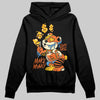 Orange, Black and White Sneakers DopeSkill Hoodie Sweatshirt Make Money Graphic Streetwear - Black