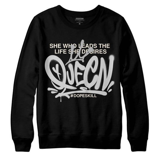 Jordan 3 “Off Noir” DopeSkill Sweatshirt Queen Graphic Streetwear - Black