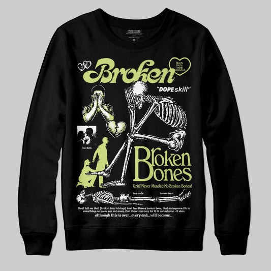 Jordan 11 “Inner Beast” DopeSkill Sweatshirt Broken Bones Graphic Streetwear - Black