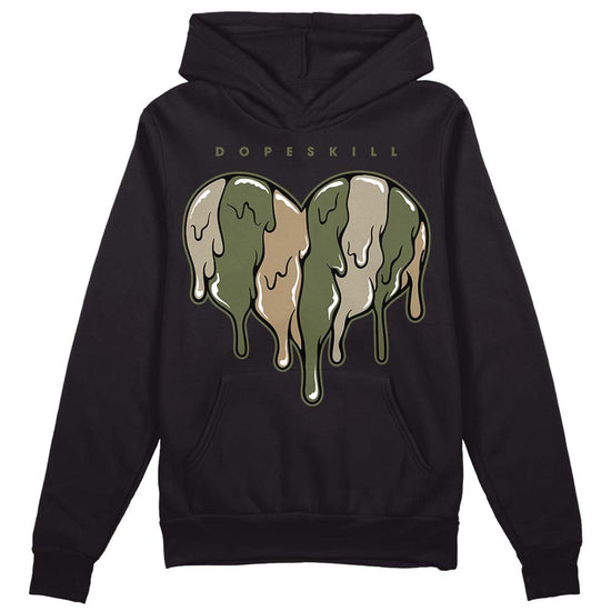 Air Max 90 Ballistic Neutral Olive DopeSkill Hoodie Sweatshirt Slime Drip Heart Graphic Streetwear - Black