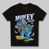 Royal Blue Sneakers DopeSkill Toddler Kids T-shirt Money Callin' Graphic Streetwear - Black