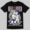 Dunk Low Racer Blue White DopeSkill T-Shirt Real Lover Graphic Streetwear - Black