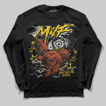 Jordan 6 “Yellow Ochre” DopeSkill Long Sleeve T-Shirt MILF Graphic Streetwear - Black