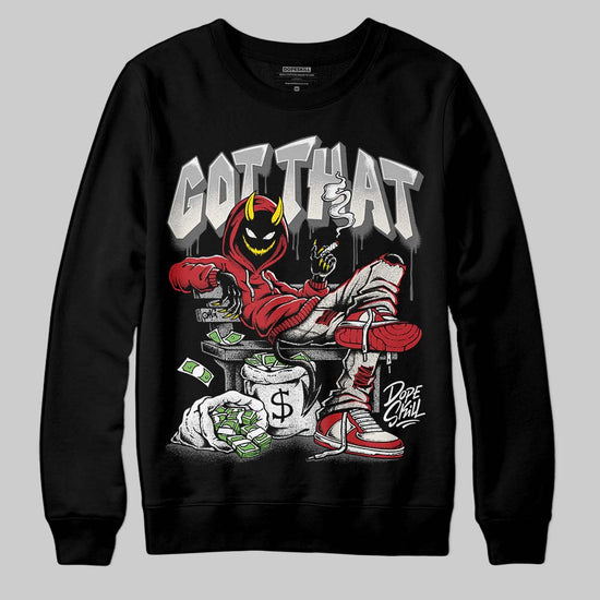 Jordan 4 “Flight Club” DopeSkill Sweatshirt Got That Graphic Streetwear - Black