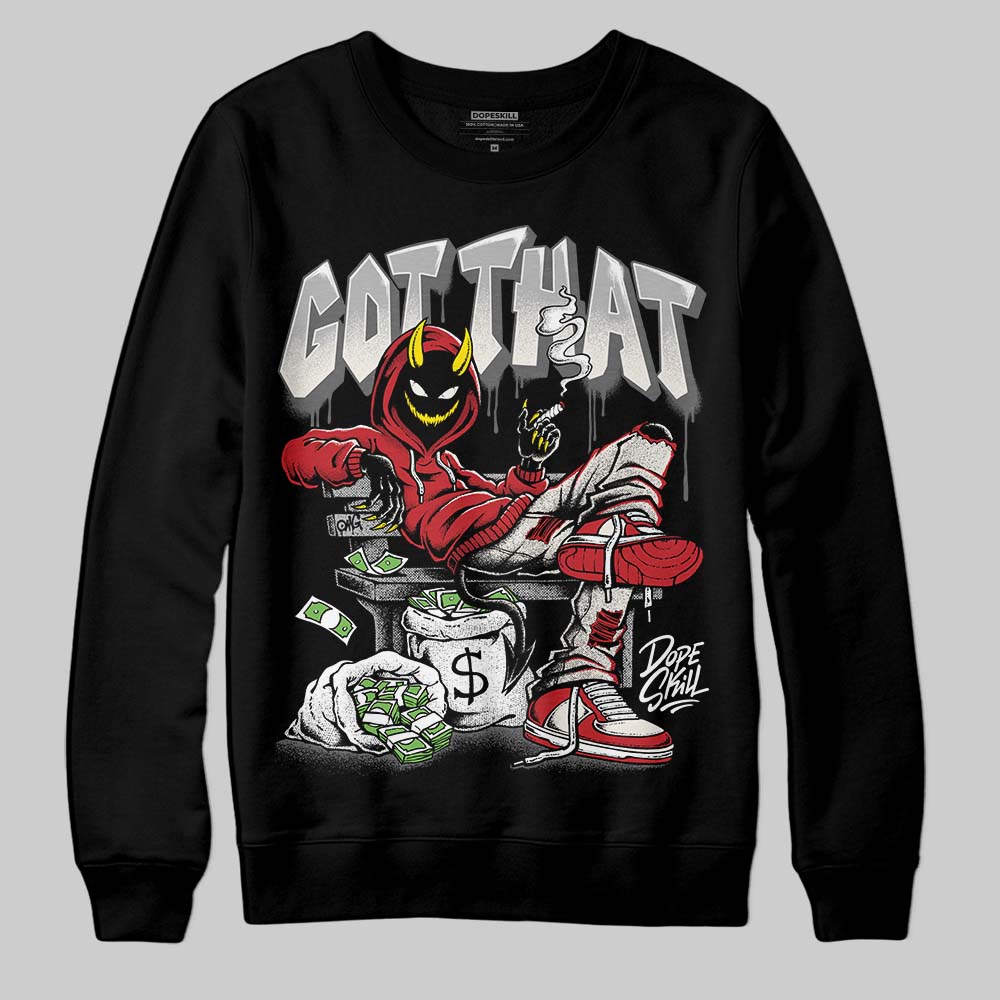 Jordan 4 “Flight Club” DopeSkill Sweatshirt Got That Graphic Streetwear - Black