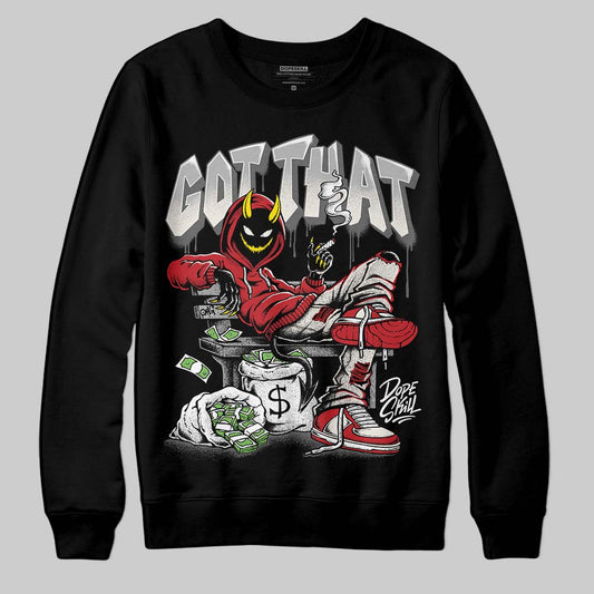 Jordan 4 “Flight Club” DopeSkill Sweatshirt Got That Graphic Streetwear - Black