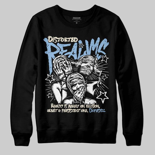 Nike Air Diamond Turf Must Be the Money DopeSkill Sweatshirt Distorted Realms Graphic Streetwear - black