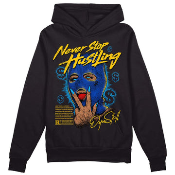 Jordan 14 “Laney” DopeSkill Hoodie Sweatshirt Never Stop Hustling Graphic Streetwear - Black 