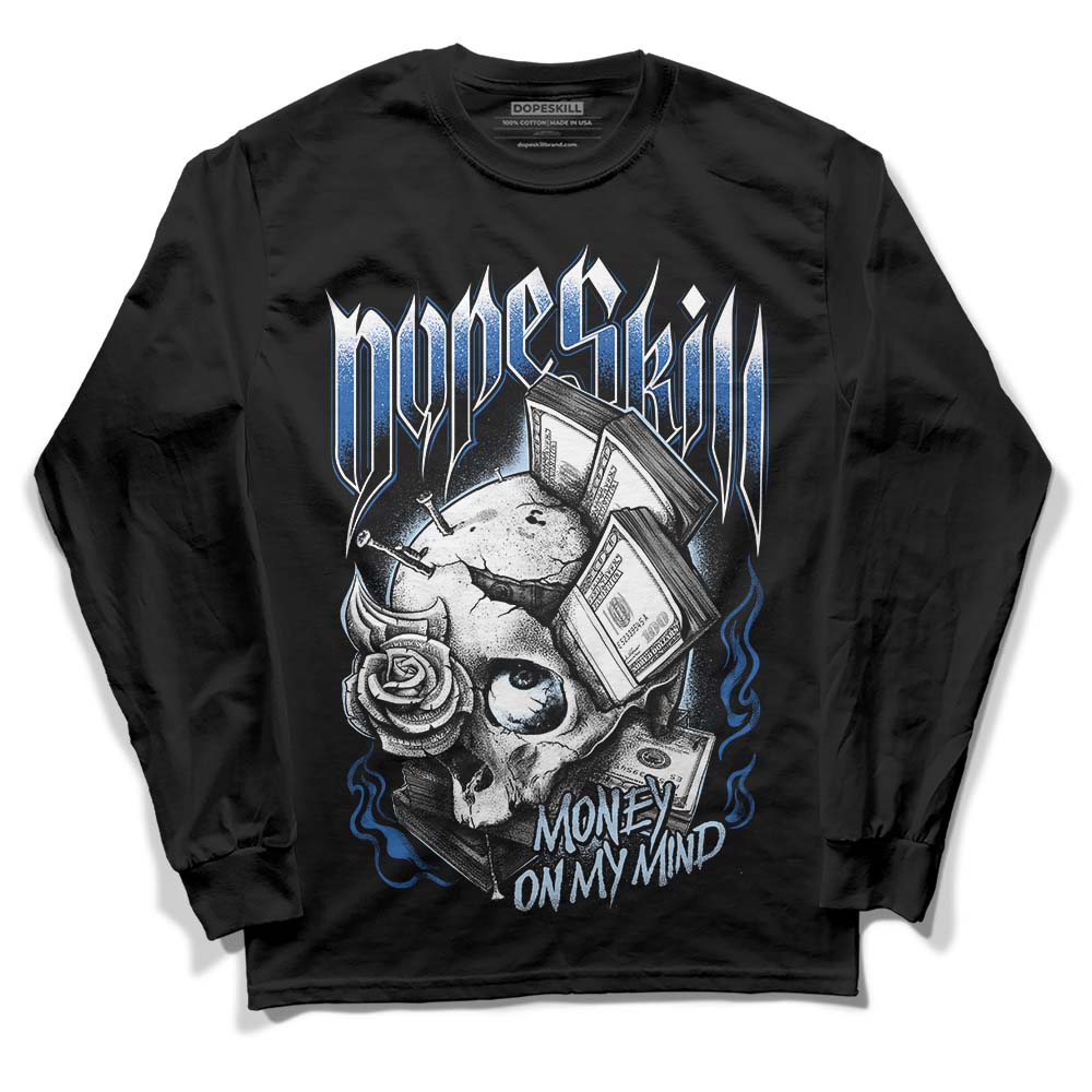 Jordan 11 Low “Space Jam” DopeSkill Long Sleeve T-Shirt Money On My Mind Graphic Streetwear - Black