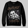 A Ma Maniére x Air Jordan 4 “Dark Mocha” DopeSkill Sweatshirt Outlast Graphic Streetwear - Black