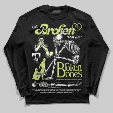 Jordan 11 “Inner Beast” DopeSkill Long Sleeve T-Shirt Broken Bones Graphic Streetwear - Black