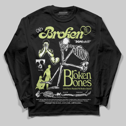 Jordan 11 “Inner Beast” DopeSkill Long Sleeve T-Shirt Broken Bones Graphic Streetwear - Black
