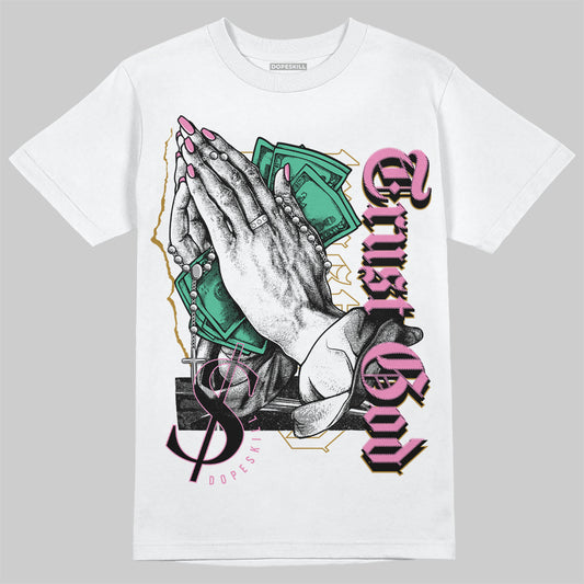 Parris Goebel x WMNS Dunk Low 'Playful Pink’ DopeSkill T-Shirt Trust God Graphic Streetwear - White