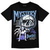 Jordan 5 Retro University Blue DopeSkill T-Shirt Mystery Ghostly Grasp Graphic Streetwear - Black