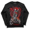 Jordan 1 Retro High OG "Satin Bred" DopeSkill Long Sleeve T-Shirt New I'm Loving It Graphic Streetwear - Black