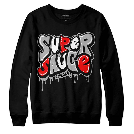 Jordan 1 Low OG “Shadow” DopeSkill Sweatshirt Super Sauce Graphic Streetwear - Black